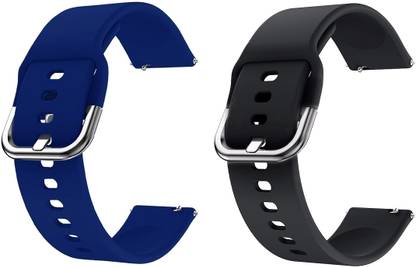 BLACK LOVIES 22 mm Soft Silicon Smartwatch Band Straps Belt Smart Watch Strap