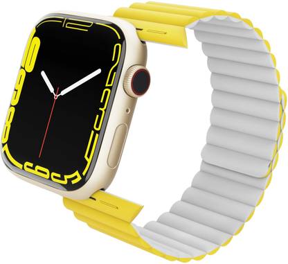 Vaku Luxos Silicon Magnetic Strap for iWatch Series 8 7 6 5 4 3 2 1 SE 38mm,40mm,41mm Smart Watch Strap