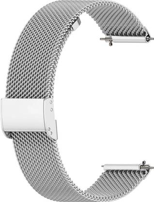 ACM Watch Strap Adjustable Metal for Amazfit Balance Smartwatch Belt Band Silver Smart Watch Strap