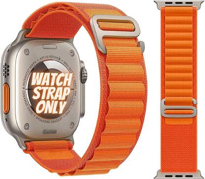 Rikhar Alpine Loop Compatible with Apple Watch Straps 49mm 45mm 44mm 42mm, Nylon Textile Woven Loop with Metal G Hook Sport Band for iWatch Ultra Series 8, 7, 6, 5, 4, 3, 2, 1, SE. Smart Watch Strap