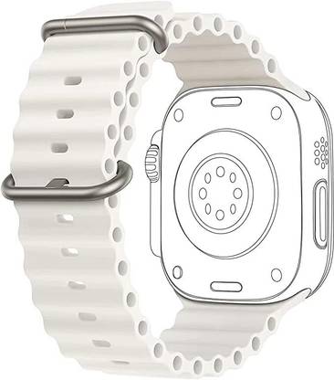 D'Wild Ocean Band Silicon Strap for iWatch Series 38/ 40/ 41mm Series 8 7 6 5 4 3 2 1 Smart Watch Strap