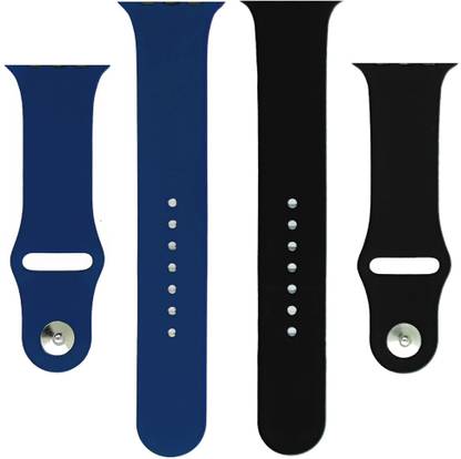 BLACK LOVIES Soft Silicon Smartwatch belt for Series 9 / 8 / 7 45mm, 6 /5 / 4 44mm, T800 Ultra Smart Watch Strap