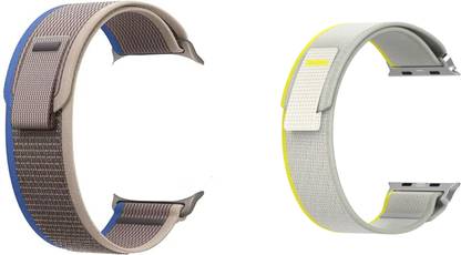 Zebur Combo Trail Loop Straps Compatible with Straps 49mm 45mm 44mm 42mm Nylon Sport Bands Adjustable Pull Tab Strap for iWatch Ultra Series 8 7 6 5 4 SE/SE2 3 2 1 Smart Watch Strap