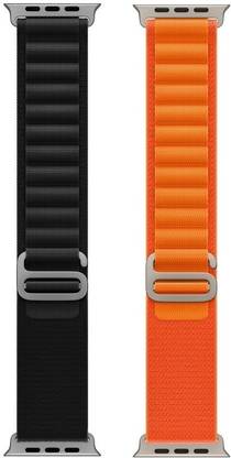 BLACK LOVIES Loop Smart Watch Strap Belt for Ultra Watch 49 mm, Series 8 / 7 45 mm, Series 6 / 5 / 4 44 mm, Series 3 / 2 / 1 42 mm, T800 Ultra, Watch 8 Ultra, i8 Pro Max, W26, T800. Smart Watch Strap