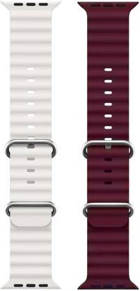 BLACK LOVIES Ocean Smart Watch Strap Belt for Ultra Watch 49 mm, Series 8 / 7 45 mm, Series 6 / 5 / 4 44 mm, Series 3 / 2 / 1 42 mm, T800 Ultra, Watch 8 Ultra, i8 Pro Max, W26, T800 Smart Watch Strap