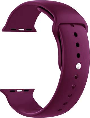 ACM Sliding Watch Strap Silicone Belt for Boult Dive Evo Smartwatch Band Purple Smart Watch Strap