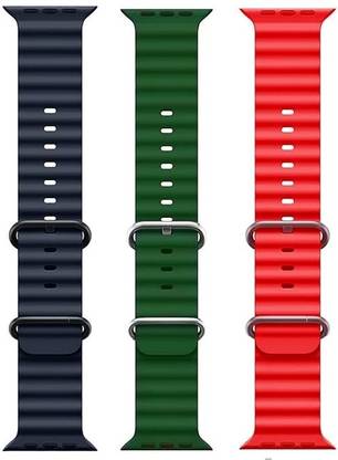 SONVI Ocean Smart Watch Strap Belt for Ultra Watch 49 mm, Series 8 / 7 45 mm, Series 6 / 5 / 4 44 mm, Series 3 / 2 / 1 42 mm, T800 Ultra, Watch 8 Ultra, i8 Pro Max, W26, T800,T900,T10,I8 pro,I7 pro,S8 ultra,watch 8,Watch 9 Smart Watch Strap