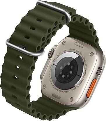 CASEKOO Ocean Band Compatible with Apple Watch Ultra 49mm 45mm 44mm 42mm, Waterproof Soft Silicone Sport Wristbands Replacement Strap Adjustable Loop iWatch Ultra SE 8 7 6 5 4 3 2 1, 42/44/45/49mm Smart Watch Strap