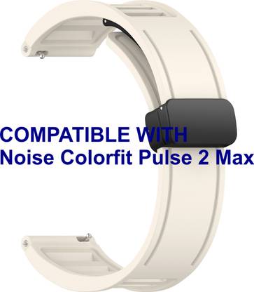 ACM WSM35W22ST2838 Watch Strap Magnetic Clasp 22mm for Noise Colorfit Pulse 2 Max Smartwatch Starlight Smart Watch Strap