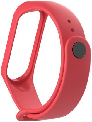 TRENDINGVIEW Mi Band 3 & Mi Band 4 (XIOAMI) Silicone Watch Replacement Band – Red , Soft & Comfortable Smart Band Strap
