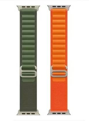 Noteplus Multipack Ocean/Alpine Loop Straps Compatible with Apple iWatch Series 8/7/6/5/4/3/2/1/SE Adjustable Sport Straps for Smartwatch Women Men 42MM/44MM/49MM Only Strap-pack of 2 Smart Watch Strap Smart Watch Strap
