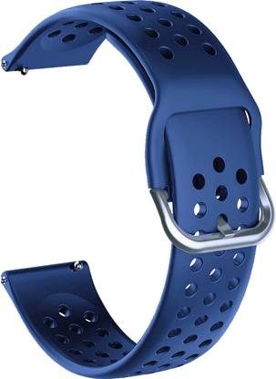 ACM Watch Strap Dot Belt for Fossil Gen 5 Julianna Hr Smartwatch Band Dark Blue Smart Watch Strap