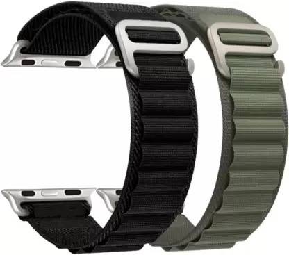 Like Star Alpine Loop Nylon Bands/Straps Compatible with Watch 49mm 45mm 44mm 42mm Men & Women, Adjustable Strap with Metal G-Hook Premium Strap for iWatch Ultra Series SE 8 7 6 5 4 3 2 1 (Only Alpine Loop Strap, Watch NOT Included) Smart Watch Strap