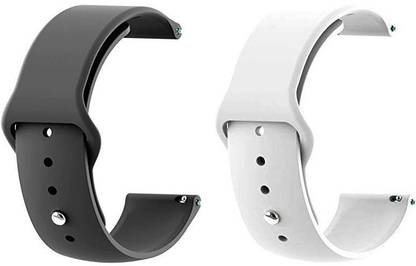BLACK LOVIES 22 mm Soft Silicon Compatible with Noise Fit - Buzz. Smart Watch Strap