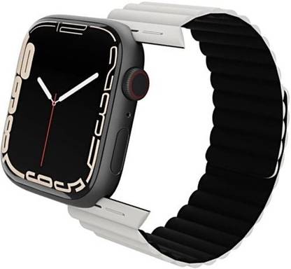 Vaku Luxos Silicon Magnetic Strap for iWatch Series 8 7 6 5 4 3 2 1 SE 38mm,40mm,41mm Smart Watch Strap