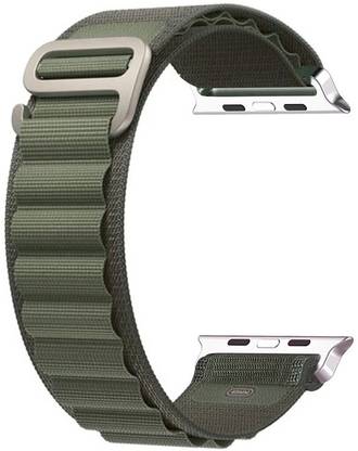 AOnes Alpine Nylon Loop Watch Strap Slide 42mm 44mm 45mm 46mm 49mm for Fire-Boltt Brillia Bsw215 Smart Watch Strap