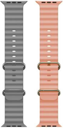 ABSOLUTE LIFESTYLE Ocean Smart Watch Strap Belt for Ultra Watch 49 mm, Series 8 / 7 45 mm, Series 6 / 5 / 4 44 mm, Series 3 / 2 / 1 42 mm, T800 Ultra, Watch 8 Ultra, i8 Pro Max, W26, T800. Smart Watch Strap