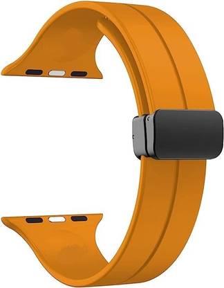 Spinzzy iWatch series 8, Series 7,6,5,4,3,2,1 & SE Compatible For Apple iWatch Band 49mm ,45mm ,44mm, 42mm Men/Women,Soft Sport Silicone Replacement Wristband Correa Magnetic Smart Watch Strap