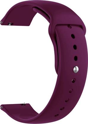 ACM Watch Strap Silicone Belt for Garmin Venu Sq Music Smartwatch Sports Purple Smart Watch Strap