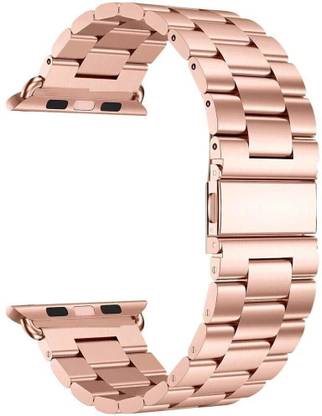 PUNAK Stainless Steel Metal Chain Strap For Ultra Watch 49 mm, Series 8 / 7 45 mm, Series 6 / 5 / 4 44 mm Smart Watch Strap