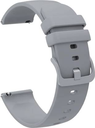 ACM Watch Strap Silicone Color Hook for Evolves Nextfit Full Touch Smartwatch Belt Band Grey Smart Watch Strap
