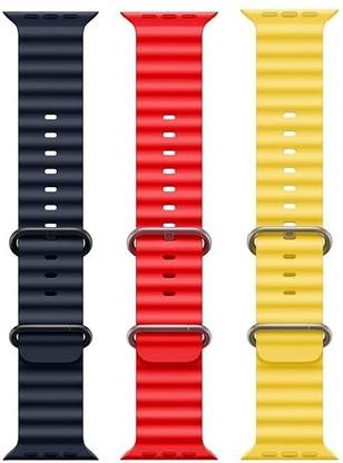 Webilla Ocean Smart Watch Strap Belt for Ultra Watch 49 mm, Series 8 / 7 45 mm, Series 6 / 5 / 4 44 mm, Series 3 / 2 / 1 42 mm, T800 Ultra, Watch 8 Ultra, i8 Pro Max, W26, T800,T900,T10,I8 pro,I7 pro,S8 ultra,watch 8,Watch 9 Smart Watch Strap