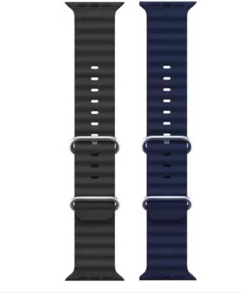 CURASIA Ocean Alpine loop Strap For Apple iWatch Ultra Bands 45mm 44mm 42mm Sport Loop 49 mm Silicone Watch Strap Belt Smart Watch Strap