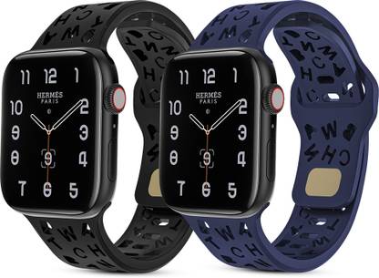 Verilux Silicone Sport Bands for Apple Watch Ultra 2 42 44 45mm Smart Watch Strap