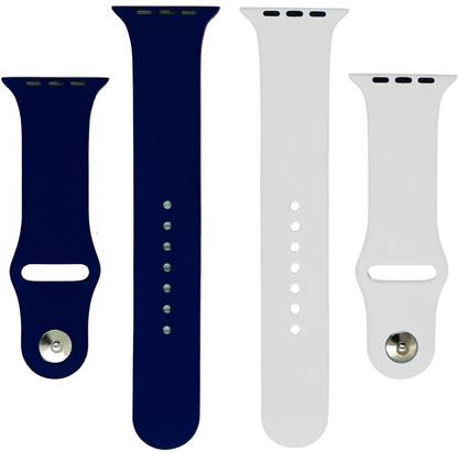 FORTUNATE Watch Strap Compatible with Apple Watch Straps 42mm 44mm, Soft Silicone Belt Sport Wristbands with easy button lock Smart Watch Band for iWatch Series SE 6/5/4/3/2/17 Smart Watch Strap
