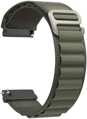 AOnes Alpine Nylon Loop Watch Strap for Noise Vision 3 Smart Watch Strap