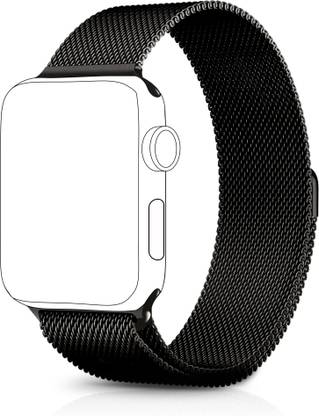 NECESORIES Watch Strap Stainless Steel Mesh Strap Magnetic Clasp Compatible for Apple iWatch | Smart Watch Strap