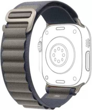 KICKSTORM Alpine Loop Nylon Band Adjustable Loop Sport Breathable Strap Watch Not Included Smart Watch Strap Ultra1/Ultra2/ 9/8/7/6/5/4/3/2/1/SE Compatible For Strap 49mm /45mm/44mm/42mm Smart Watch Strap Smart Watch Strap