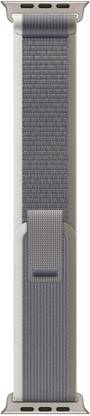 drcase Nylon Weave Green Grey strap with Pull Tab Compatible for All 42/44/45/49MM watches Smart Watch Strap