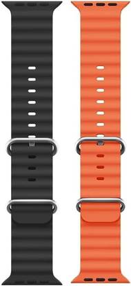 BLACK LOVIES Ocean Smart Watch Strap Belt for Ultra Watch 49 mm, Series 8 / 7 45 mm, Series 6 / 5 / 4 44 mm, Series 3 / 2 / 1 42 mm, T800 Ultra, Watch 8 Ultra, i8 Pro Max, W26, T800 Smart Watch Strap