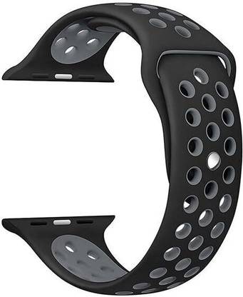 kingbell Sports Band Soft Silicone Sport Wristband Compatible with Apple Watch iWatch Bands 42mm 44mm & 45mm Soft Silicone Strap Smart Watch Strap