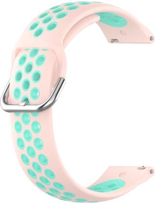 ACM Watch Strap Belt for Maxima Max Pro Sturdy Smartwatch Band Pink & Blue Smart Watch Strap