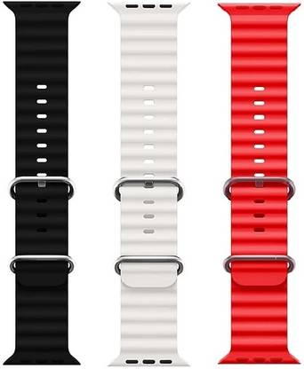 Setster Ocean Smart Watch Strap Belt for Ultra Watch 49 mm, Series 8 / 7 45 mm, Series 6 / 5 / 4 44 mm, Series 3 / 2 / 1 42 mm, T800 Ultra, Watch 8 Ultra, i8 Pro Max, W26, T800,T900,T10,I8 pro,I7 pro,S8 ultra,watch 8,Watch 9 Smart Watch Strap