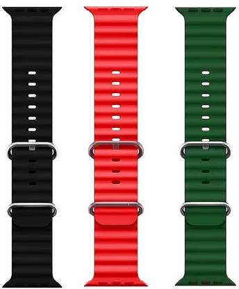 Setster Ocean Smart Watch Strap Belt for Ultra Watch 49 mm, Series 8 / 7 45 mm, Series 6 / 5 / 4 44 mm, Series 3 / 2 / 1 42 mm, T800 Ultra, Watch 8 Ultra, i8 Pro Max, W26, T800,T900,T10,I8 pro,I7 pro,S8 ultra,watch 8,Watch 9 Smart Watch Strap