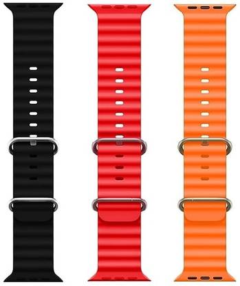 Setster Ocean Smart Watch Strap Belt for Ultra Watch 49 mm, Series 8 / 7 45 mm, Series 6 / 5 / 4 44 mm, Series 3 / 2 / 1 42 mm, T800 Ultra, Watch 8 Ultra, i8 Pro Max, W26, T800,T900,T10,I8 pro,I7 pro,S8 ultra,watch 8,Watch 9 Smart Watch Strap