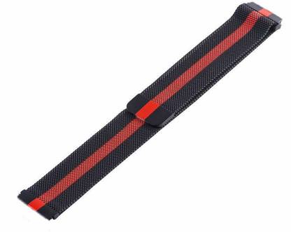 Viraan 20 mm Band Strap Magnetic Milanese Compatible with Samsung Galaxy Watch 3 41mm, Galaxy 42mm, Galaxy Active 40mm, Active 2 (40-44mm) / AmazeFit BIP/BIP Lite/AmazeFit GTS, Amazefit GTR (42mm) / VivoActive 3 / RealMe Classic, Fashion Smart Watch Strap