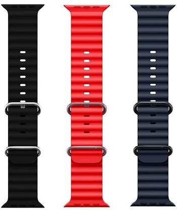 Setster Ocean Smart Watch Strap Belt for Ultra Watch 49 mm, Series 8 / 7 45 mm, Series 6 / 5 / 4 44 mm, Series 3 / 2 / 1 42 mm, T800 Ultra, Watch 8 Ultra, i8 Pro Max, W26, T800,T900,T10,I8 pro,I7 pro,S8 ultra,watch 8,Watch 9 Smart Watch Strap