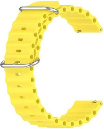 Nik's World 22 MM Soft Silicone Plunge Ocean Sport Band Alpine Trail Loop Smart Watch Strap