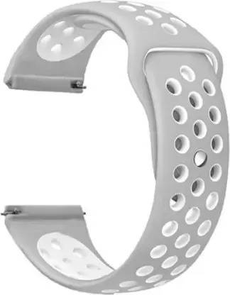 KHR 22mm Silicon Nike Belt for Noise ColorFit Pro 5 Max , Noise ColorFit Pro 5 , Noise Fit Halo, Halo Plus , Icon 2 Elite, Invincible Plus (Check Model List) Smart Watch Strap