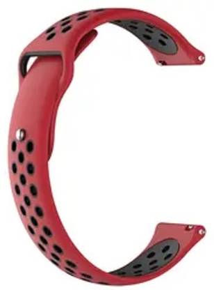 Melfo Dual Design Rubber Strap Compatible with Fastrack Reflex Play Plus Power Smart Watch Smart Watch Strap