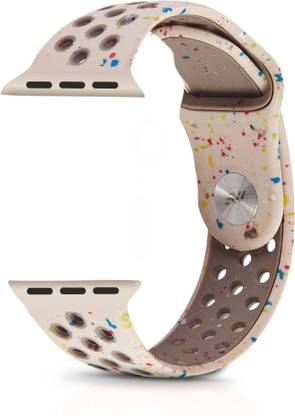 NECESORIES Sport Silicon Band Compatible for Iwatch 42mm/44mm/45mm/46mm/49mm Series Smart Watch Strap