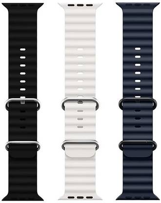 Webilla Ocean Smart Watch Strap Belt for Ultra Watch 49 mm, Series 8 / 7 45 mm, Series 6 / 5 / 4 44 mm, Series 3 / 2 / 1 42 mm, T800 Ultra, Watch 8 Ultra, i8 Pro Max, W26, T800,T900,T10,I8 pro,I7 pro,S8 ultra,watch 8,Watch 9 Smart Watch Strap