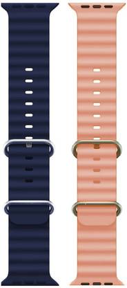 ABSOLUTE LIFESTYLE Ocean Smart Watch Strap Belt for Ultra Watch 49 mm, Series 8 / 7 45 mm, Series 6 / 5 / 4 44 mm, Series 3 / 2 / 1 42 mm, T800 Ultra, Watch 8 Ultra, i8 Pro Max, W26, T800. Smart Watch Strap