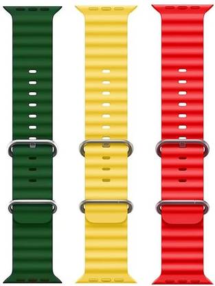 Webilla Ocean Smart Watch Strap Belt for Ultra Watch 49 mm, Series 8 / 7 45 mm, Series 6 / 5 / 4 44 mm, Series 3 / 2 / 1 42 mm, T800 Ultra, Watch 8 Ultra, i8 Pro Max, W26, T800,T900,T10,I8 pro,I7 pro,S8 ultra,watch 8,Watch 9 Smart Watch Strap