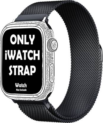 MobiLooks Milanese iWatch Ultra 49mm /45mm/44mm/42mm/ Series 8/7/6/5/4/3/SE Silicone Loop Band Smart Watch Strap