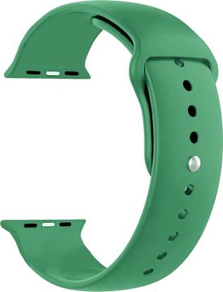 ACM Sliding Watch Strap Silicone Belt for Apple Watch Series 1 42mm Smartwatch Green Smart Watch Strap